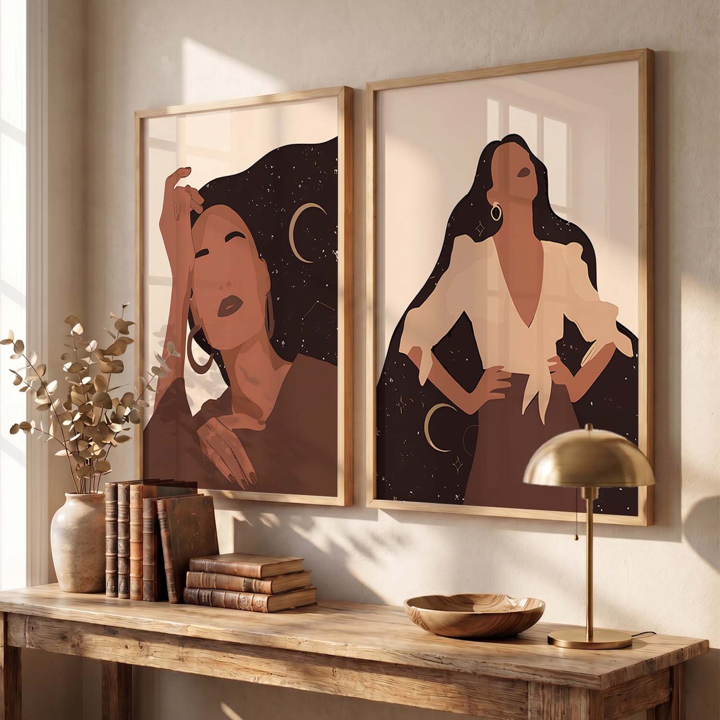 Elegant Modern Portraits for Home and Office Wall Decor