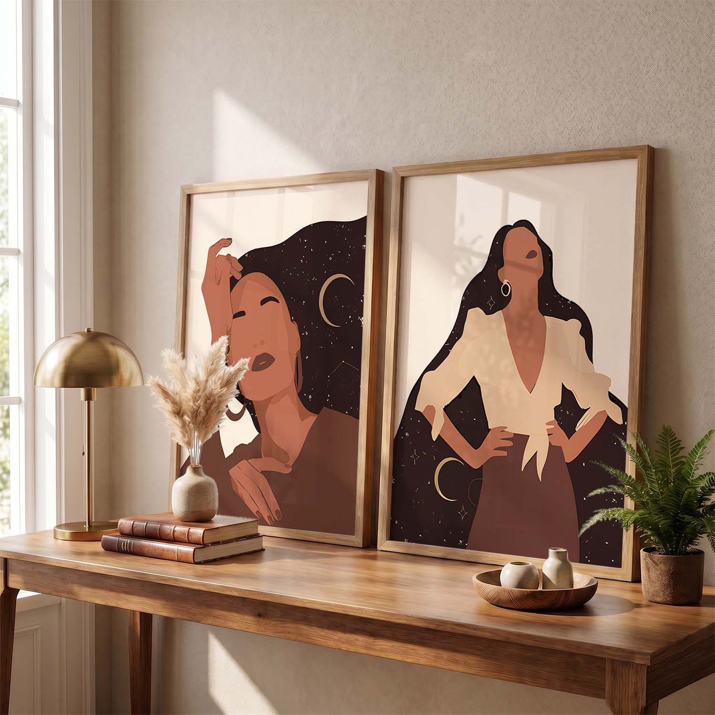 Elegant Modern Portraits for Home and Office Wall Decor