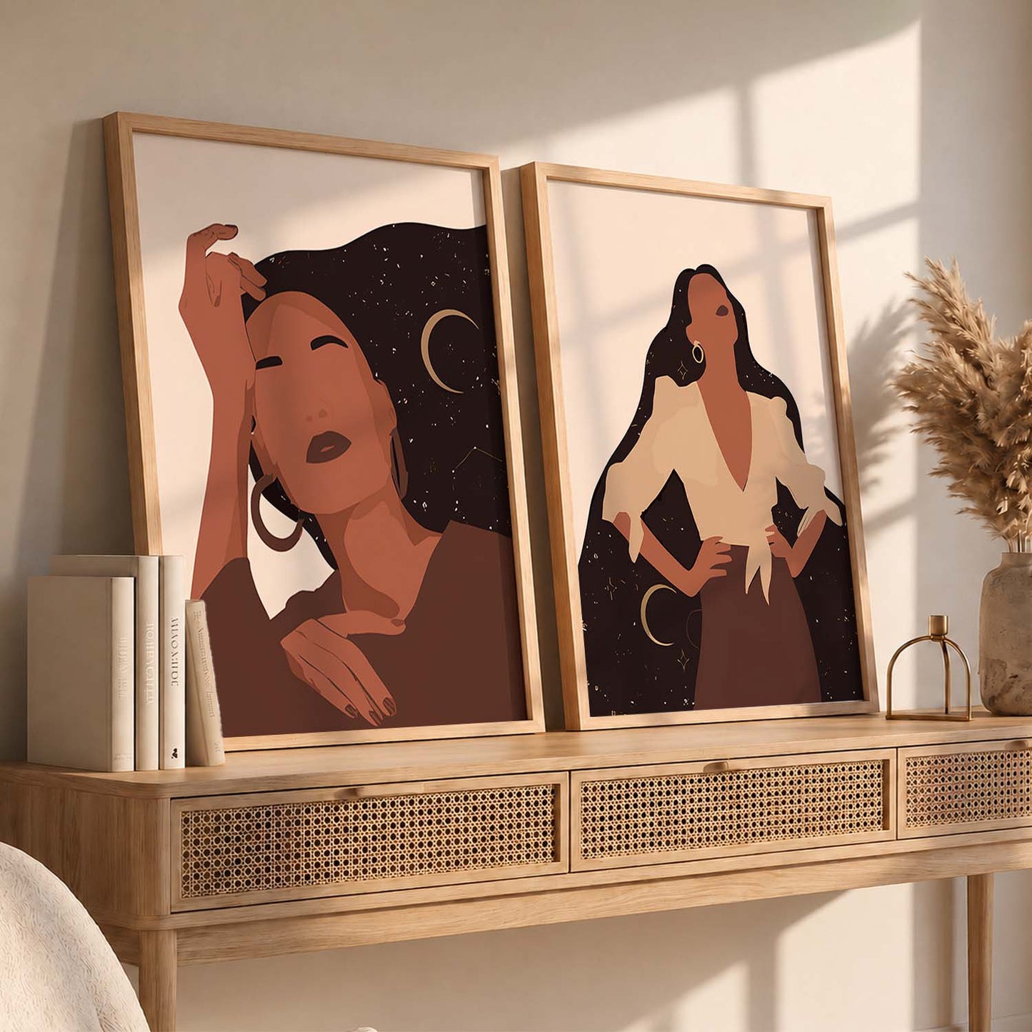 Elegant Modern Portraits for Home and Office Wall Decor