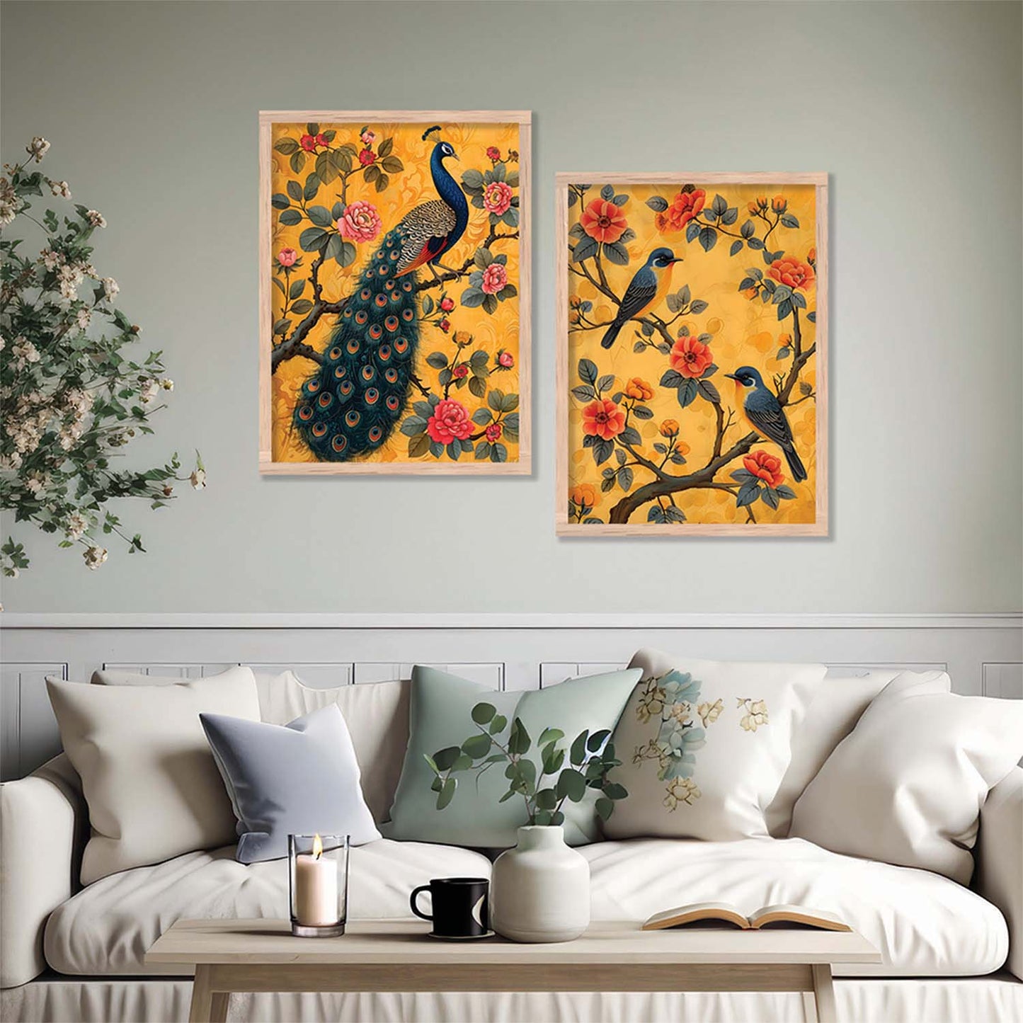 Natural Elegance: Sophisticated Framed Art for Modern Spaces