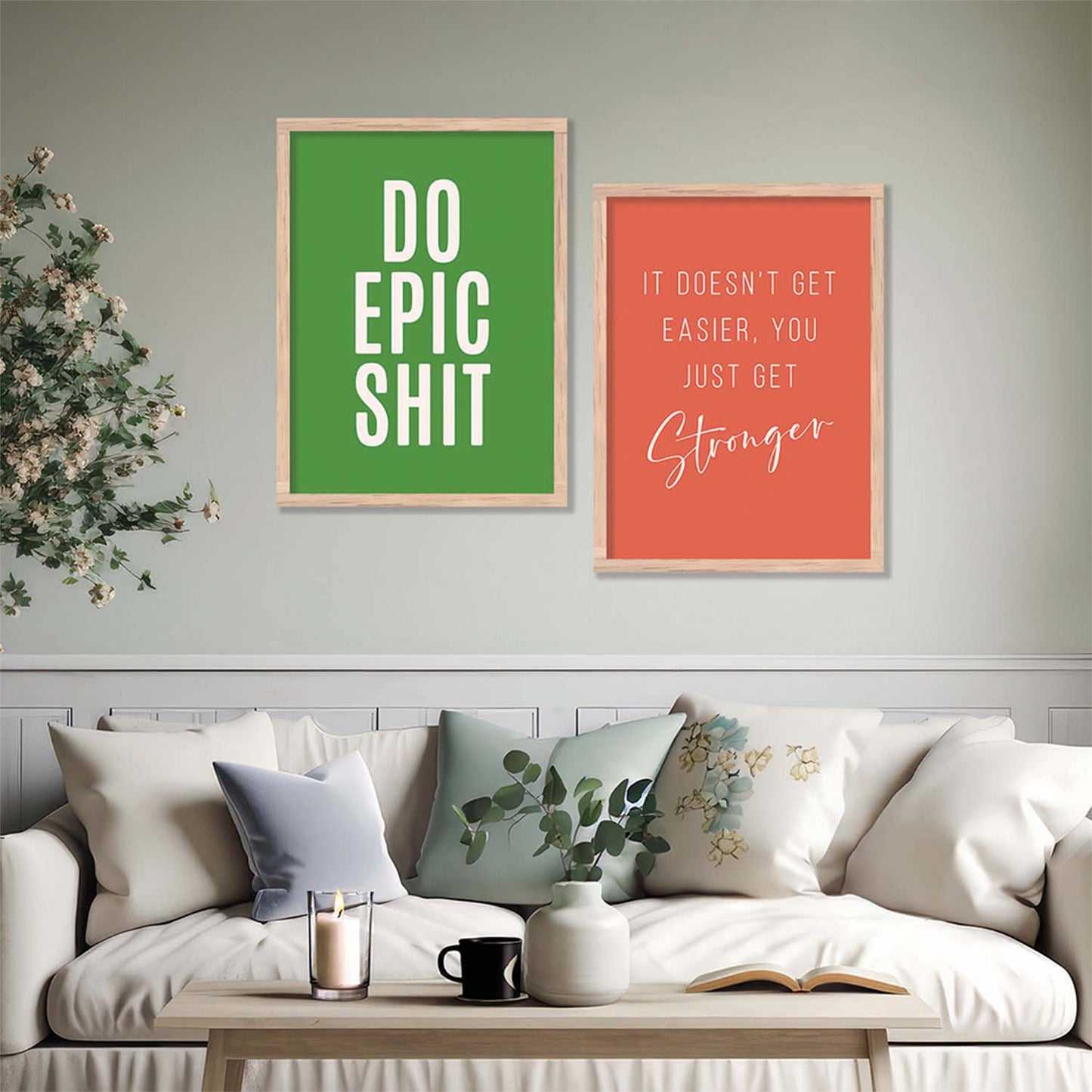 Motivational Wall Art Frames For Home Décor Office wall