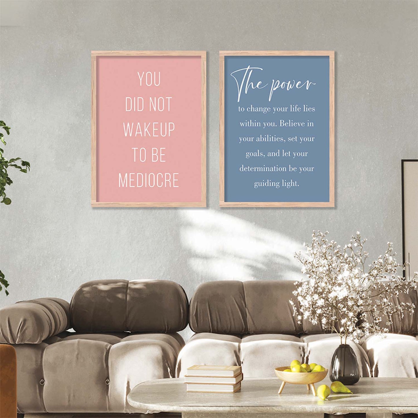 Motivational Wall Art Frames For Home Décor Office wall