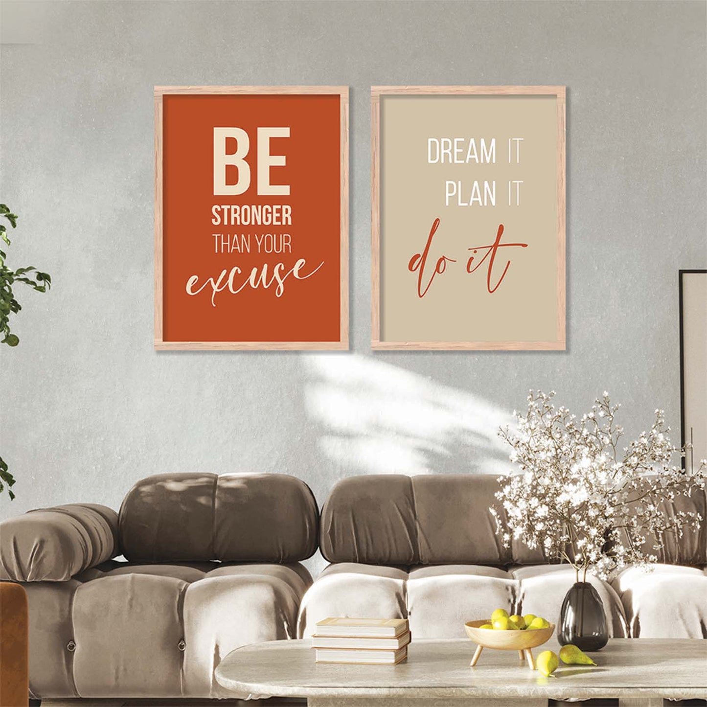 Motivational Wall Art Frames For Home Décor Office wall