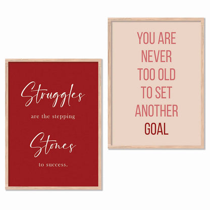 Motivational Wall Art Frames For Home Décor Office wall