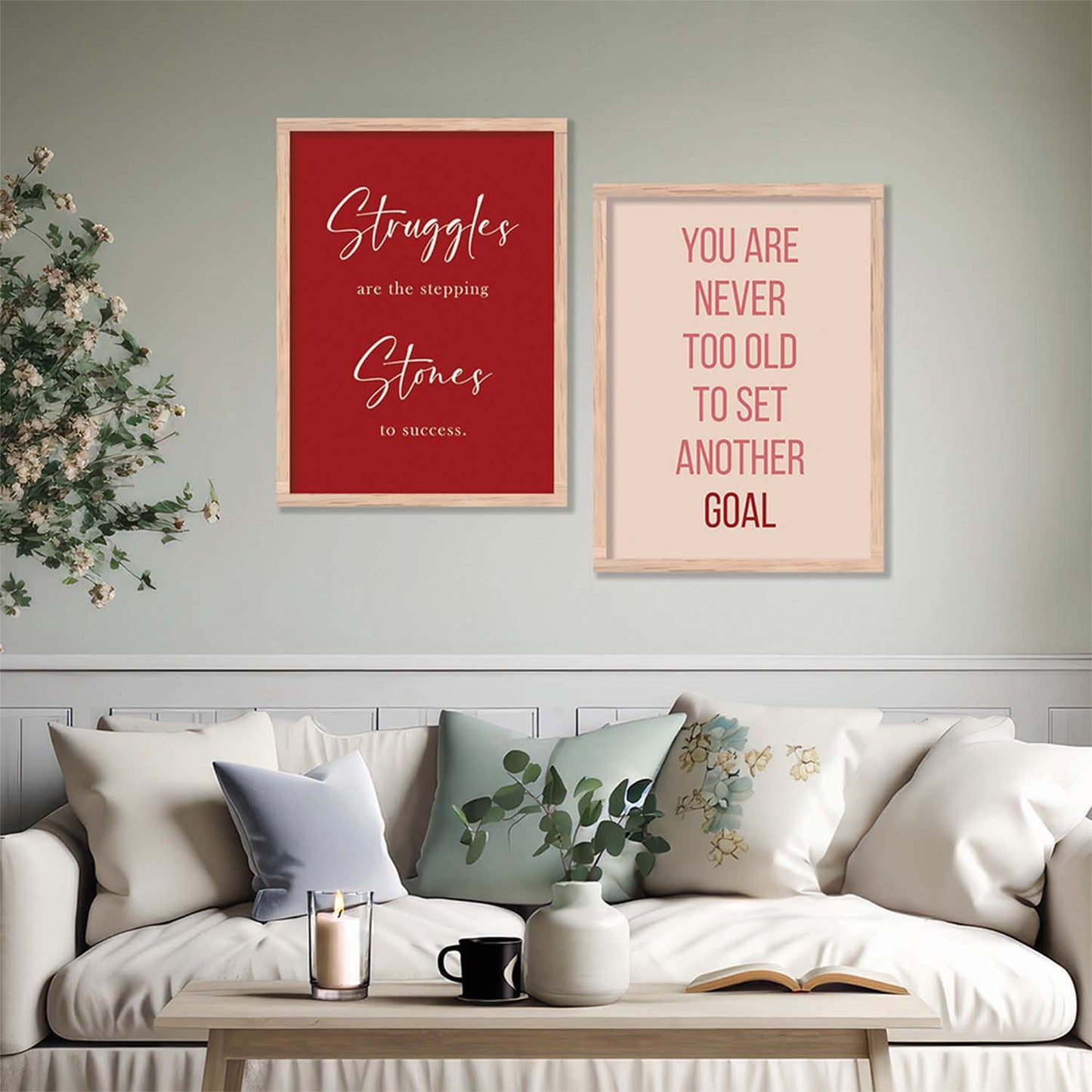 Motivational Wall Art Frames For Home Décor Office wall