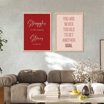 Motivational Wall Art Frames For Home Décor Office wall