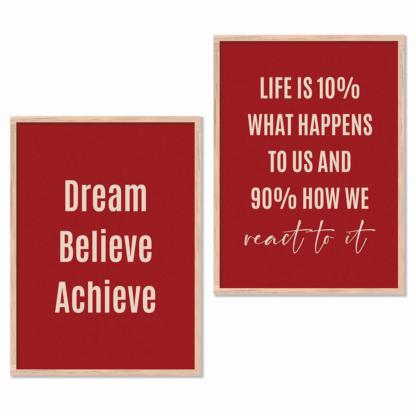 Motivational Wall Art Frames For Home Décor Office wall