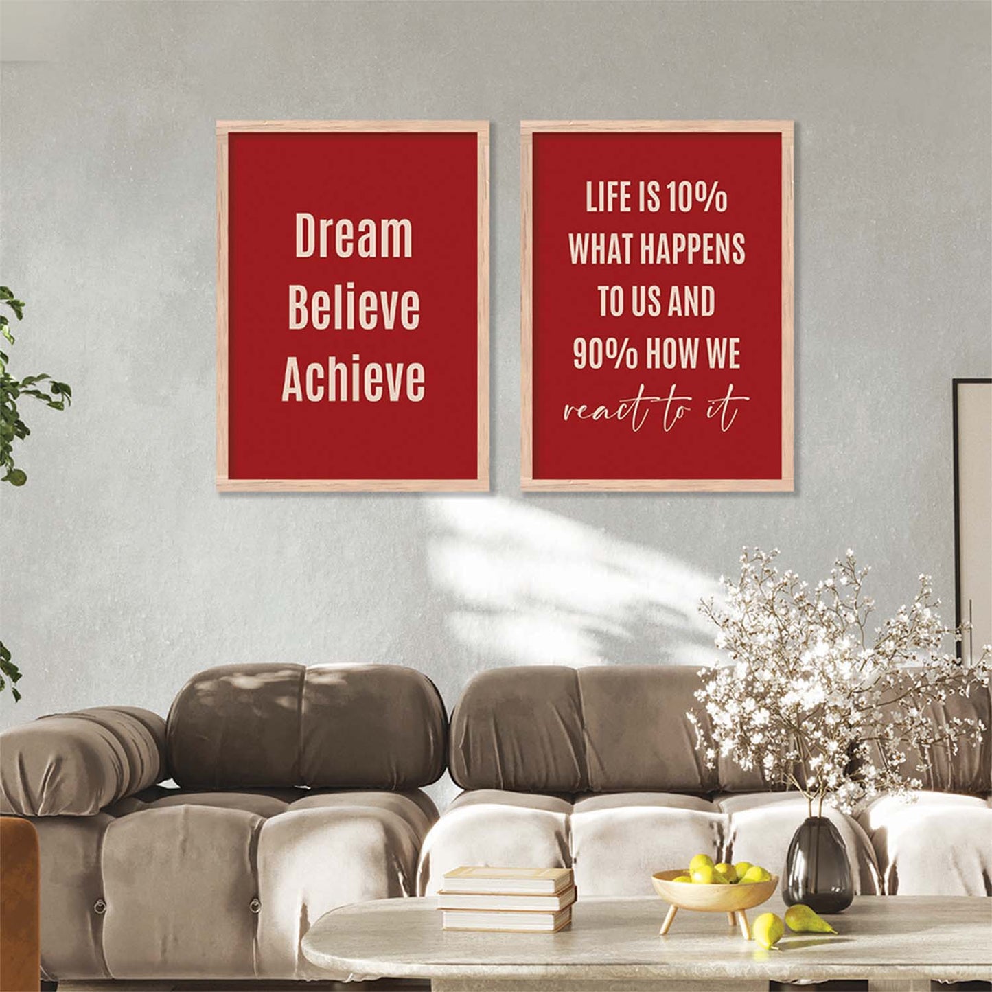 Motivational Wall Art Frames For Home Décor Office wall