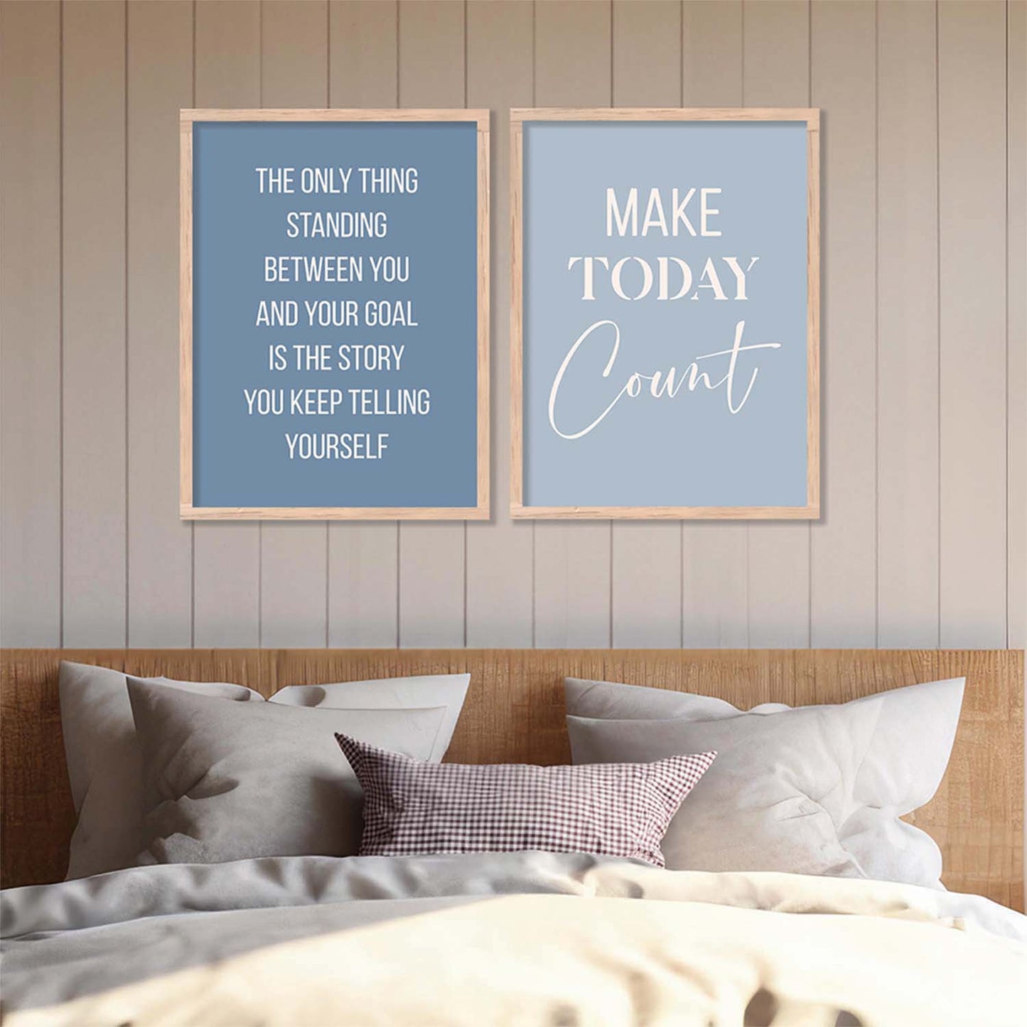 Motivational Poster With Frame For Home Decor Office