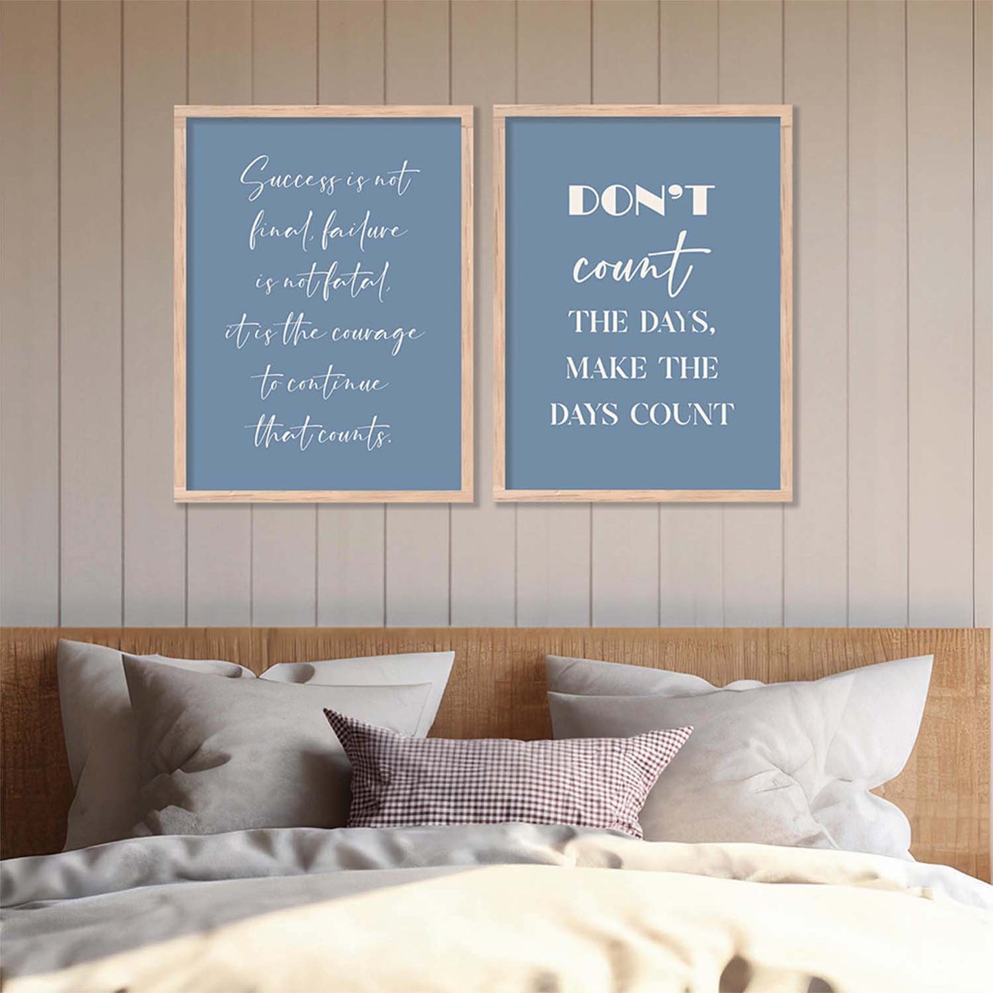 Motivational Poster With Frame For Home Decor