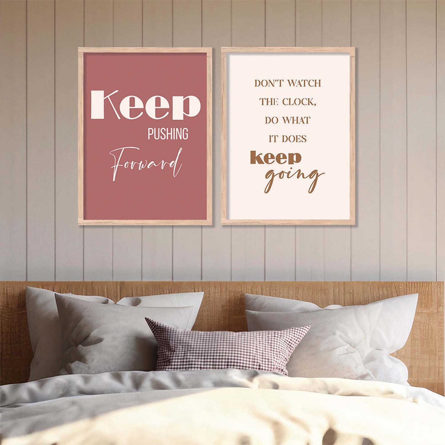 Motivational Poster With Frame For Home Decor