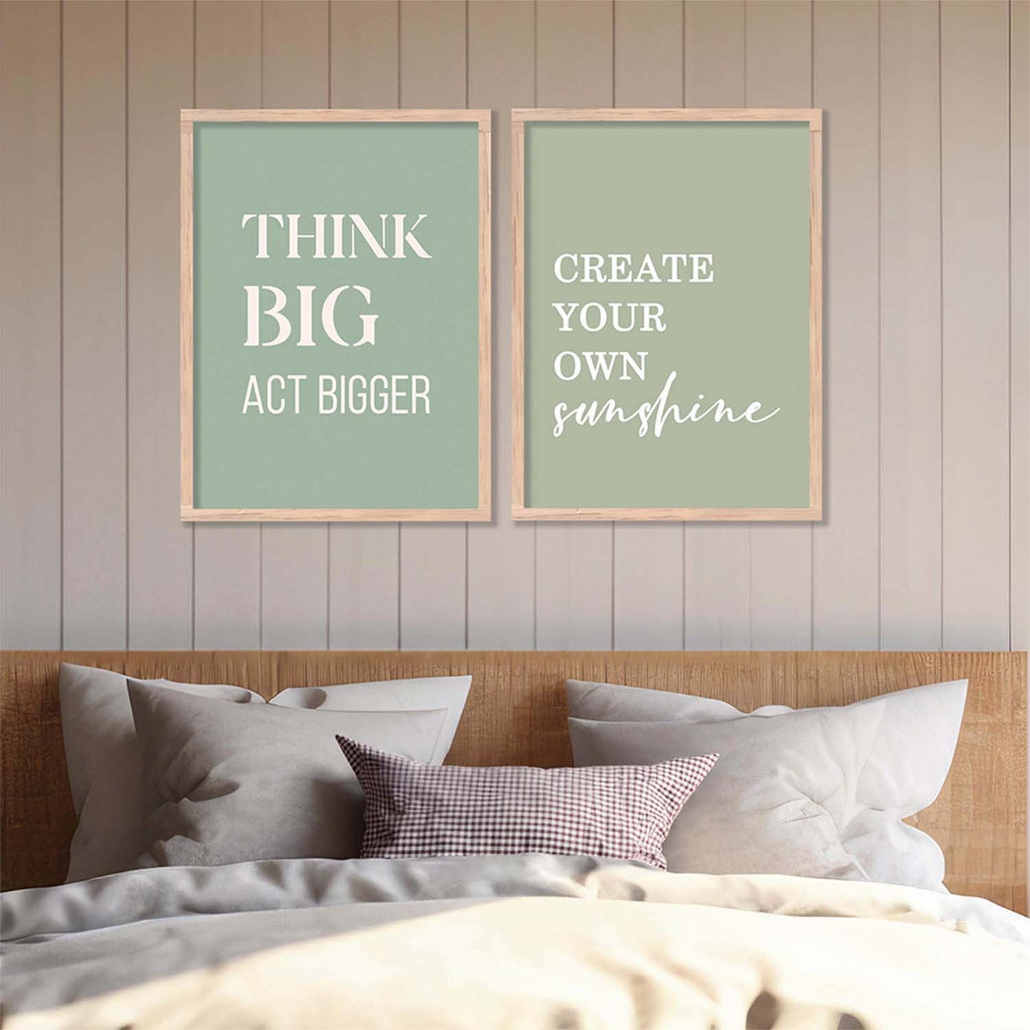 Motivational Poster With Frame For Home Décor