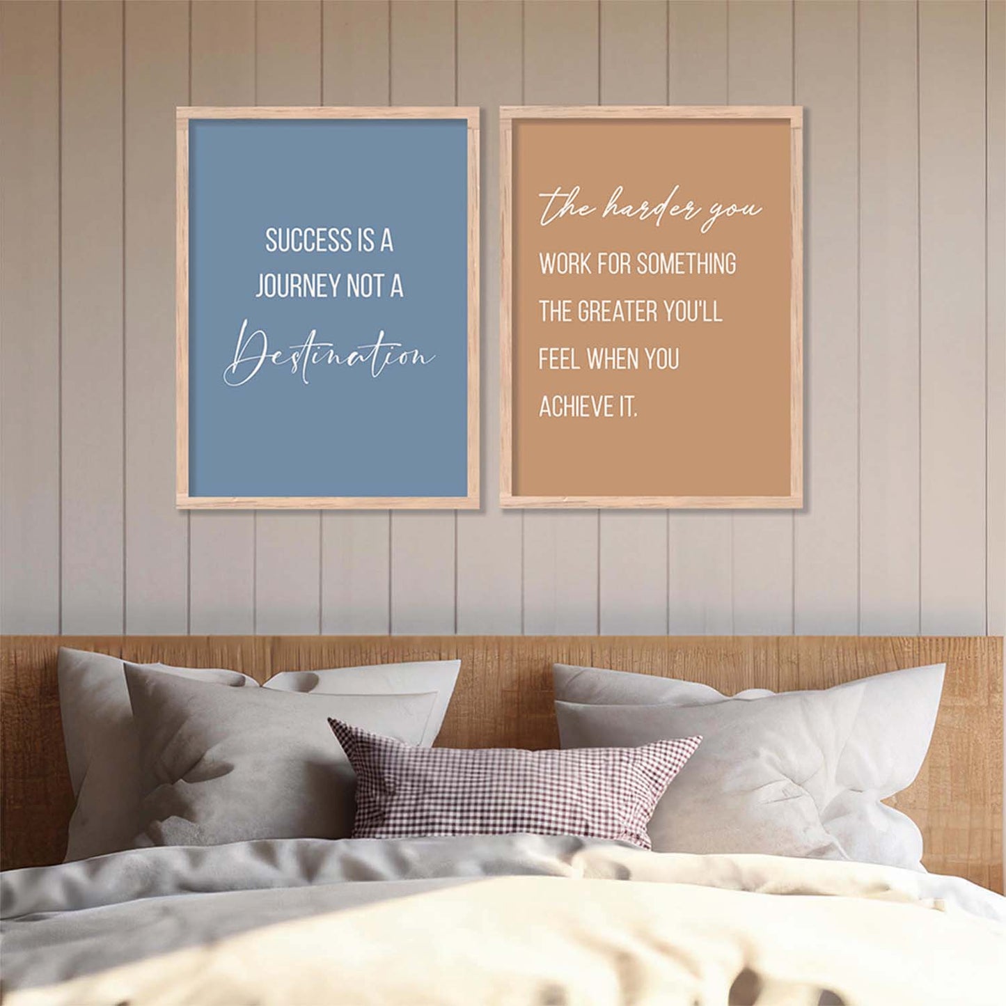 Motivational Poster With Frame For Home Décor office