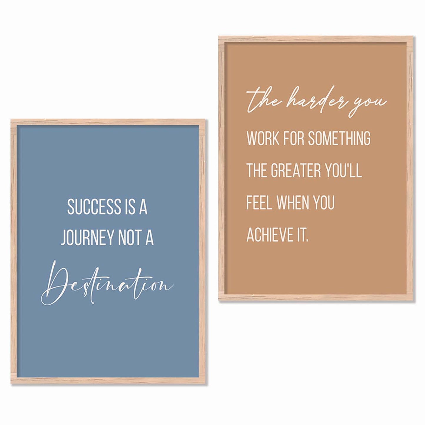 Motivational Poster With Frame For Home Décor office