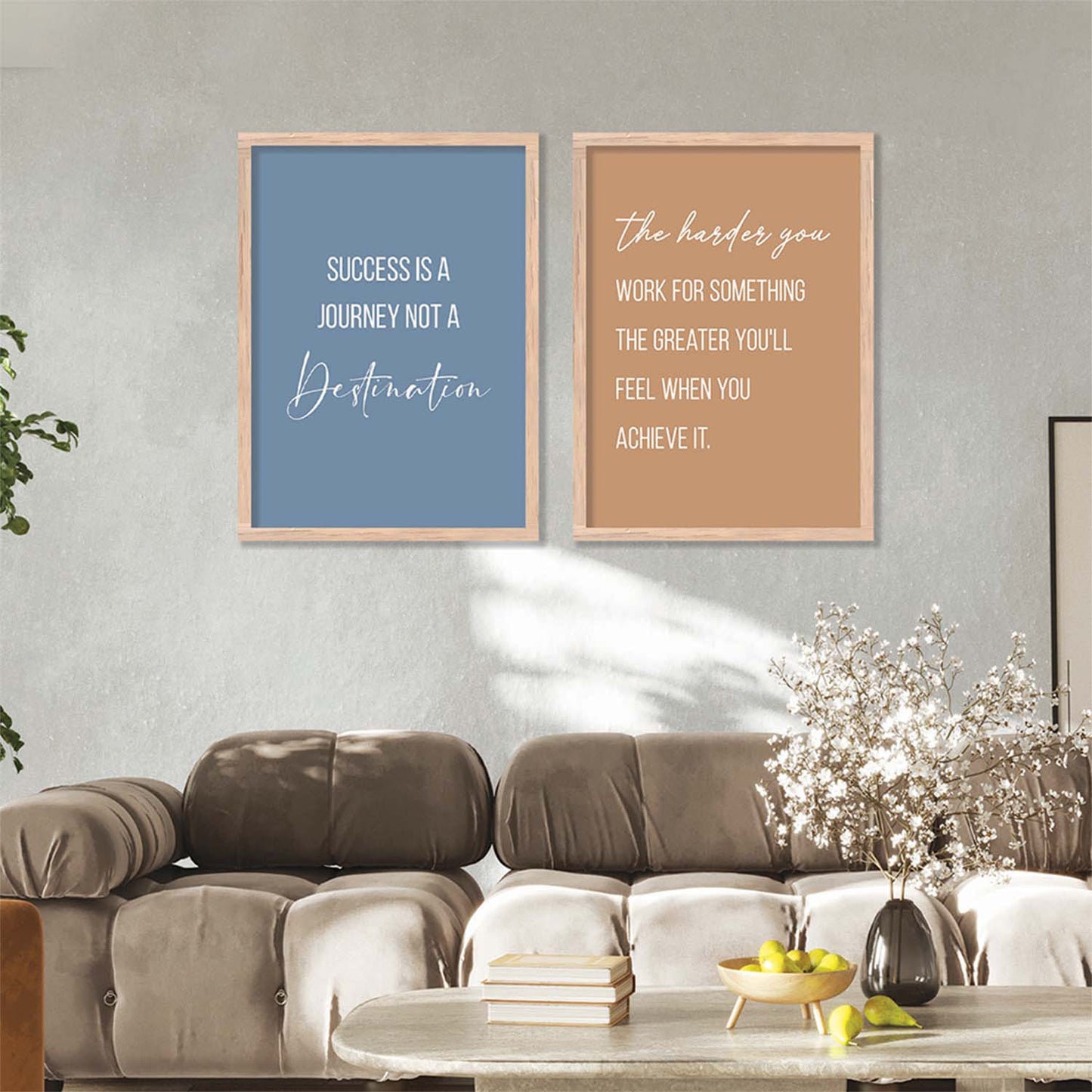 Motivational Poster With Frame For Home Décor office