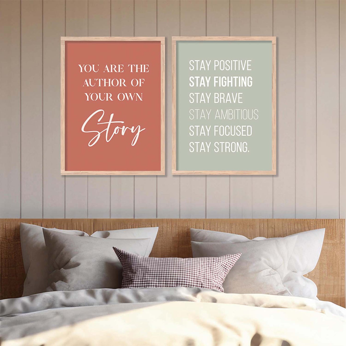 Motivational Poster With Frame For Home Décor office