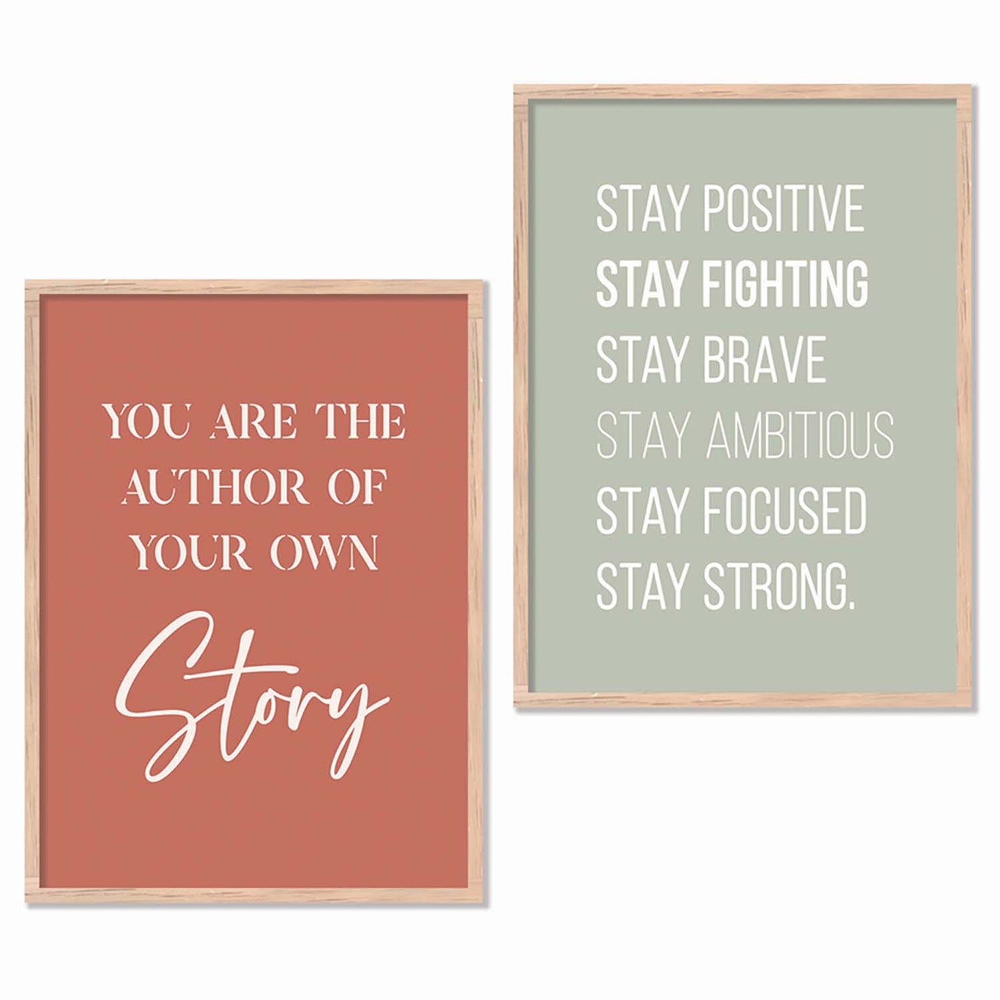 Motivational Poster With Frame For Home Décor office