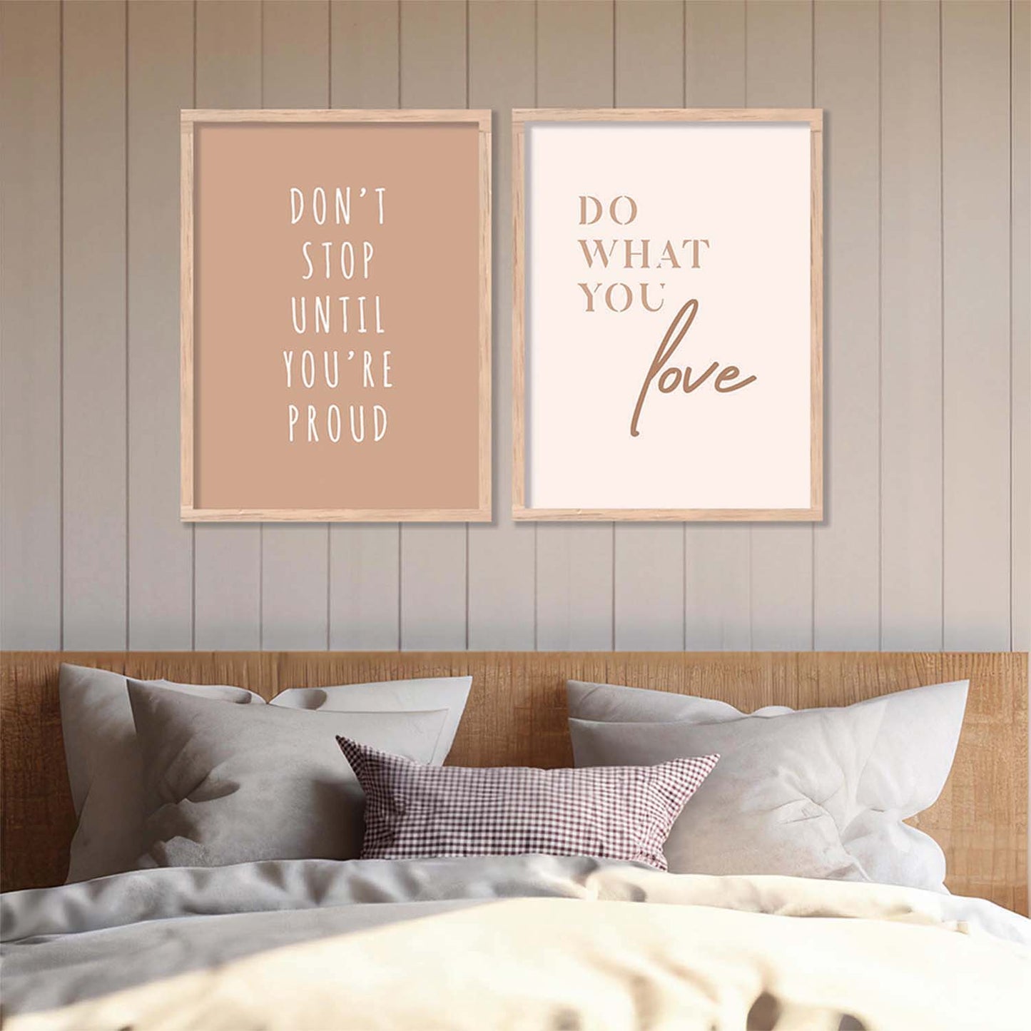 Motivational Poster With Frame For Home Décor office