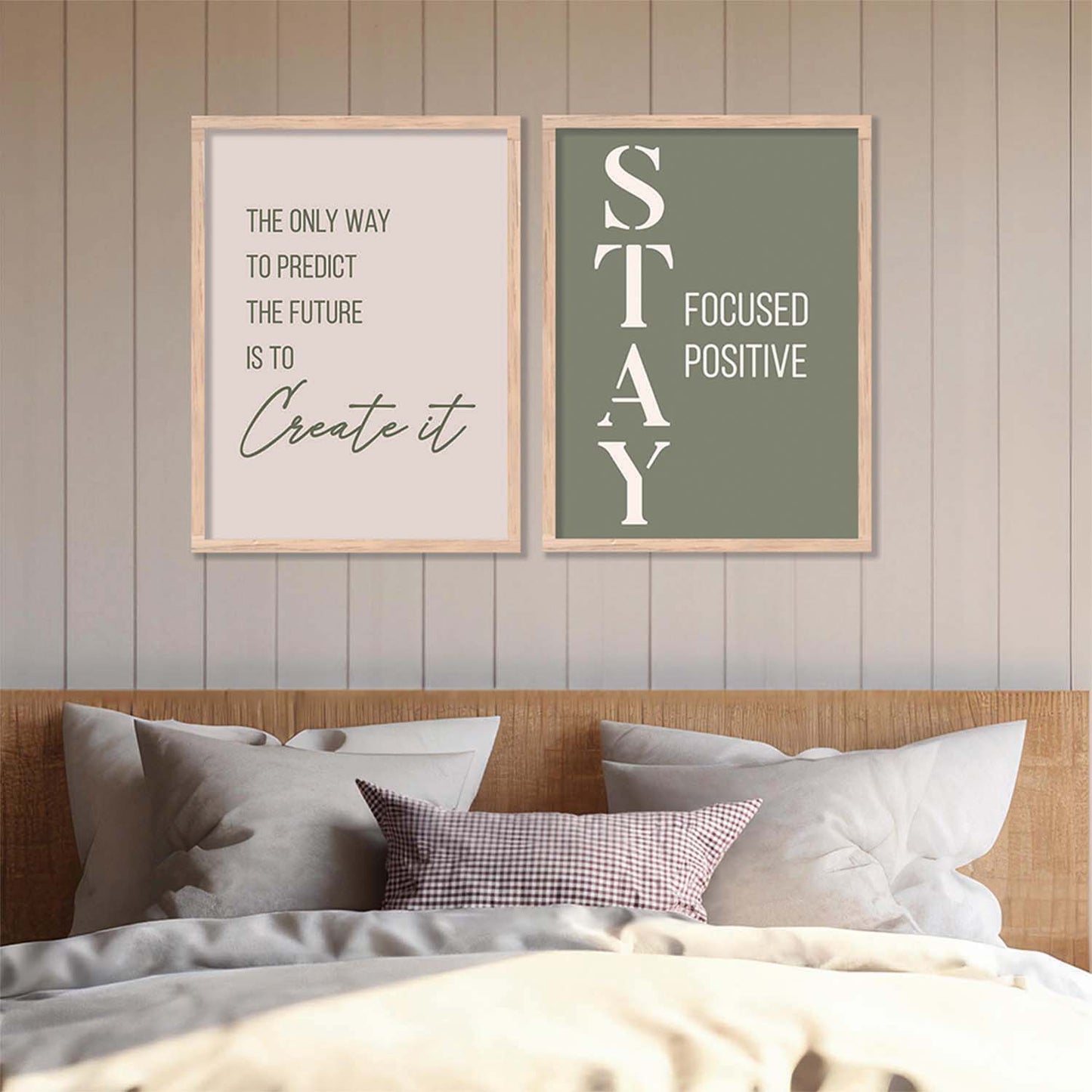 Motivational Poster With Frame For Home Décor office