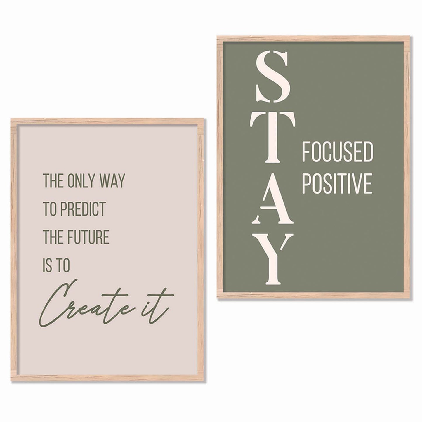 Motivational Poster With Frame For Home Décor office