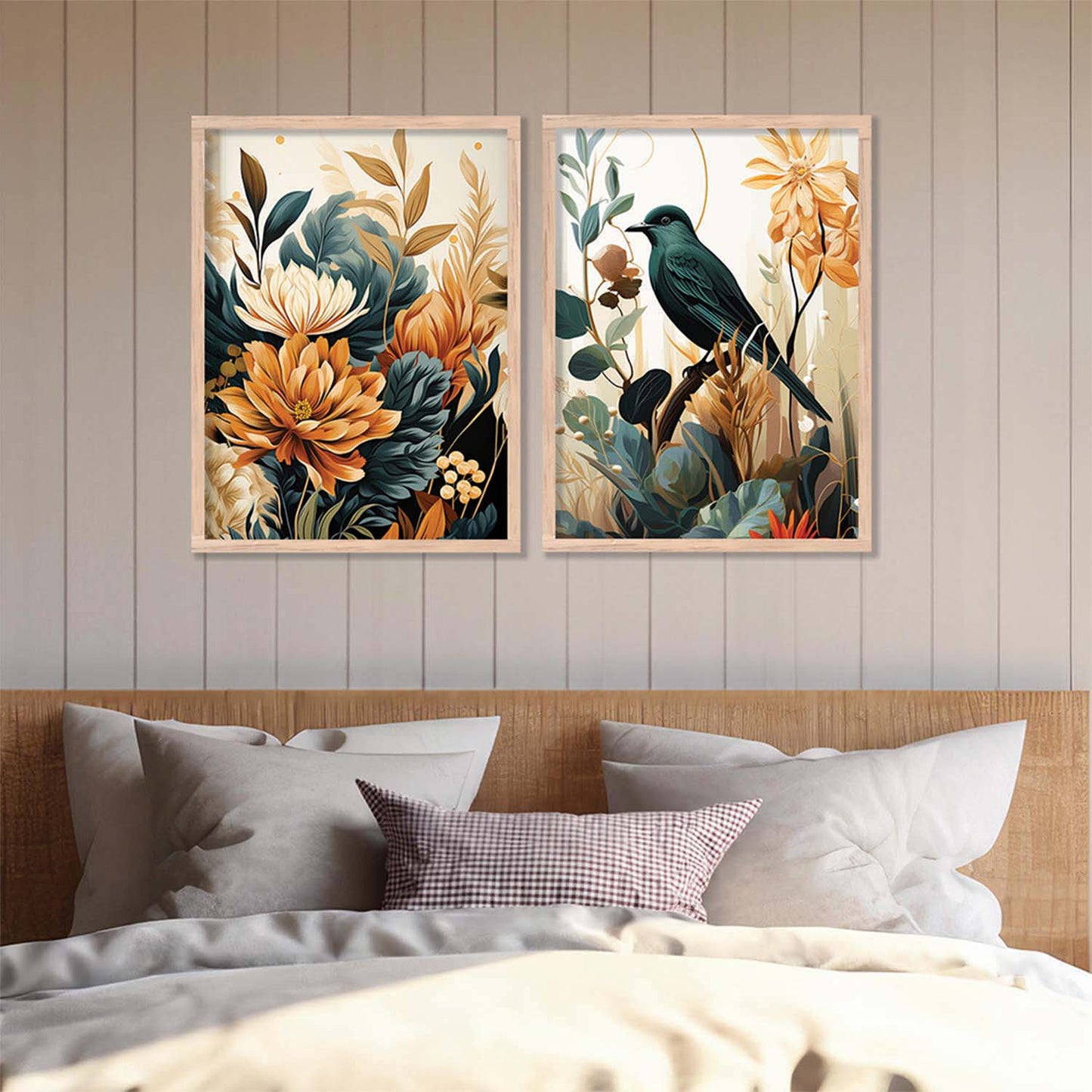 Floral Framed Posters for Home & Office Decor