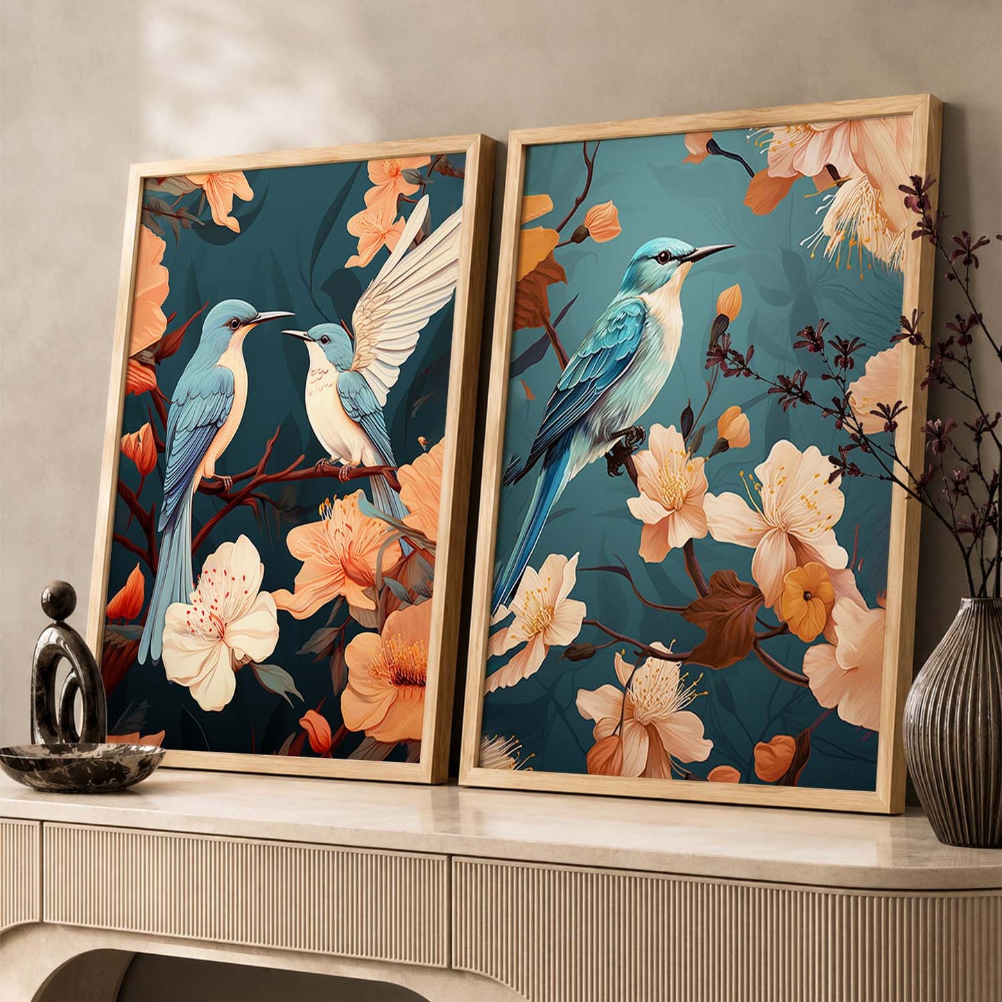 Floral Framed Posters for Home & Office Decor