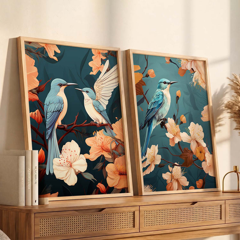 Floral Framed Posters for Home & Office Decor