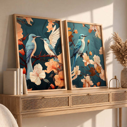 Floral Framed Posters for Home & Office Decor