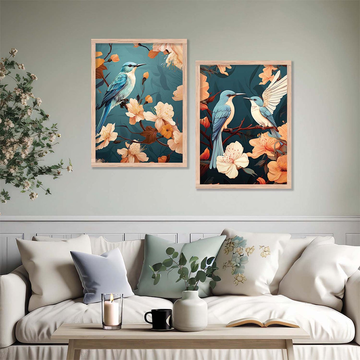 Floral Framed Posters for Home & Office Decor