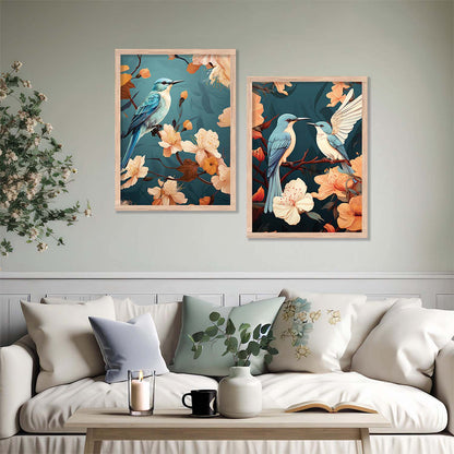 Floral Framed Posters for Home & Office Decor