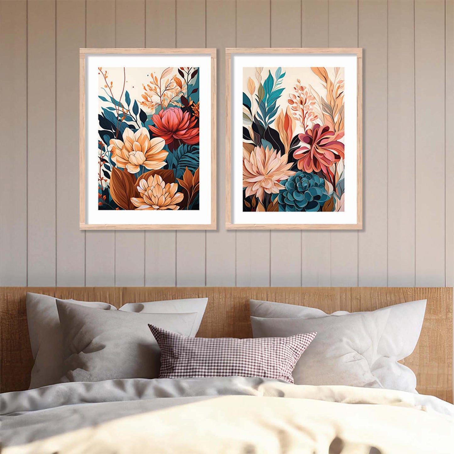 Floral Framed Posters for Home & Office Decor