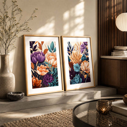 Floral Framed Posters for Home & Office Decor