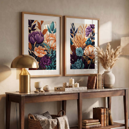 Floral Framed Posters for Home & Office Decor