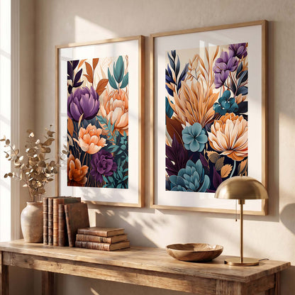 Floral Framed Posters for Home & Office Decor