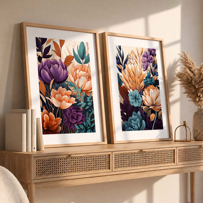 Floral Framed Posters for Home & Office Decor