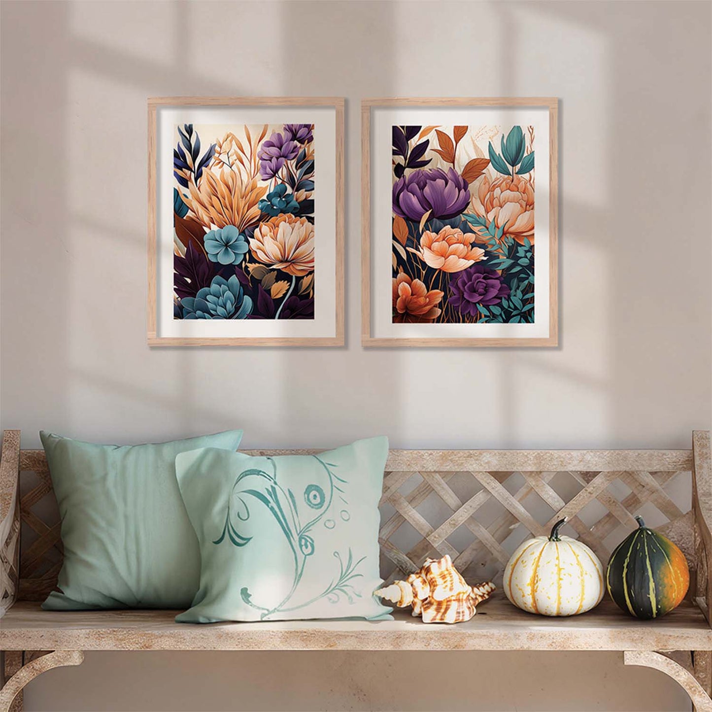 Floral Framed Posters for Home & Office Decor