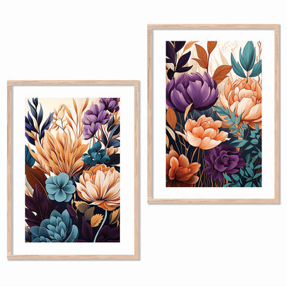 Floral Framed Posters for Home & Office Decor