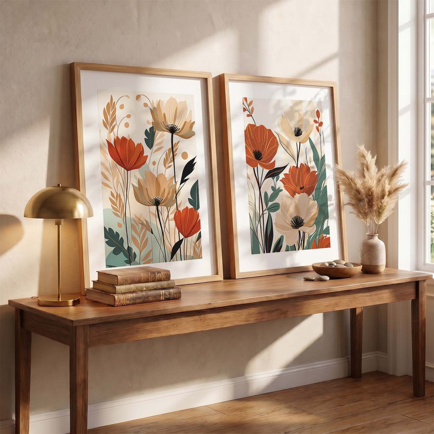 Floral Framed Posters for Home & Office Decor