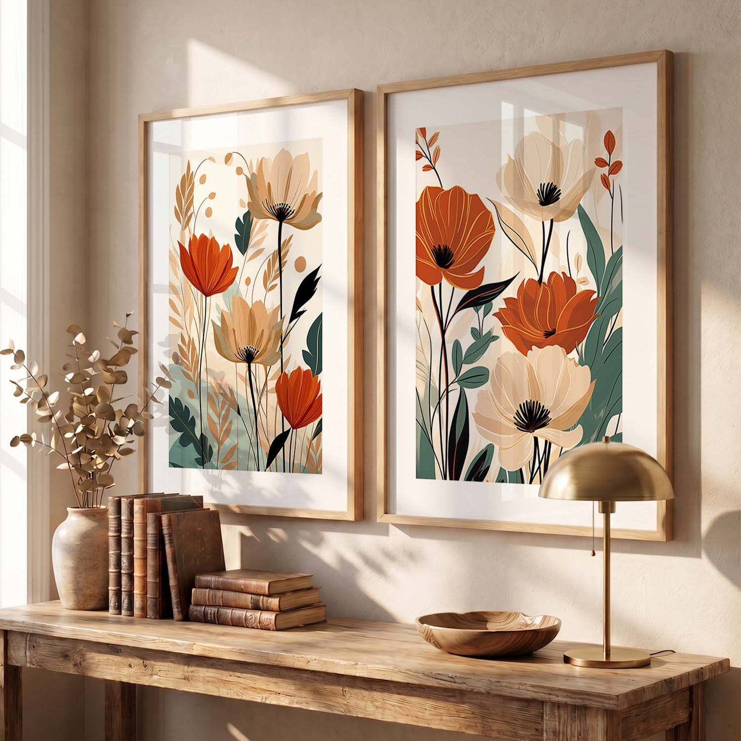 Floral Framed Posters for Home & Office Decor