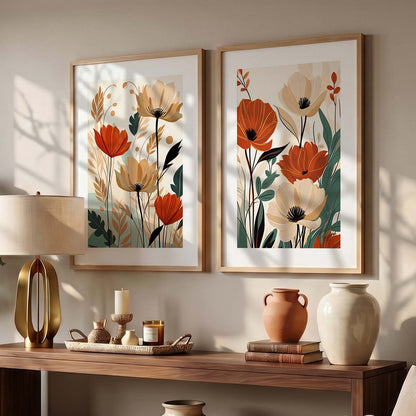 Floral Framed Posters for Home & Office Decor