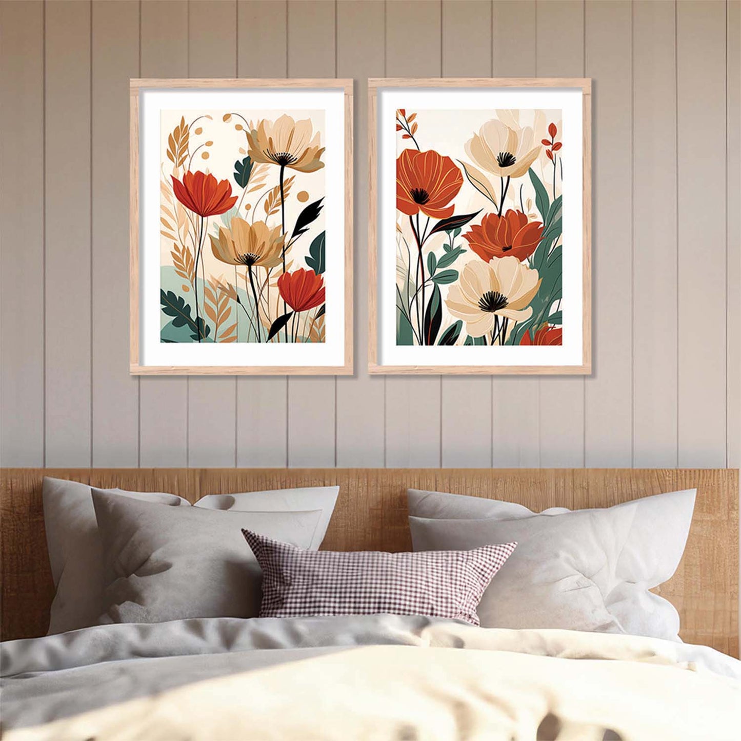 Floral Framed Posters for Home & Office Decor