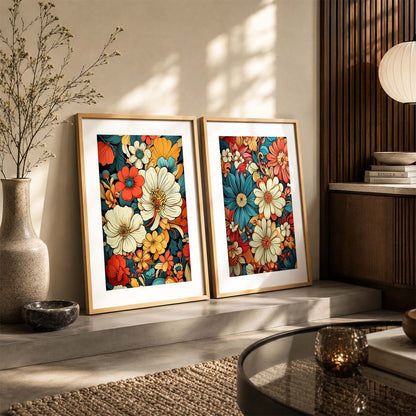 Floral Framed Posters for Home & Office Decor