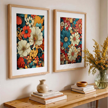 Floral Framed Posters for Home & Office Decor