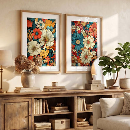Floral Framed Posters for Home & Office Decor