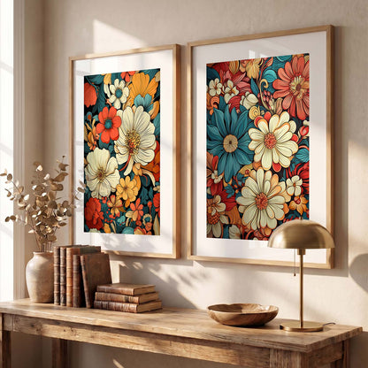 Floral Framed Posters for Home & Office Decor