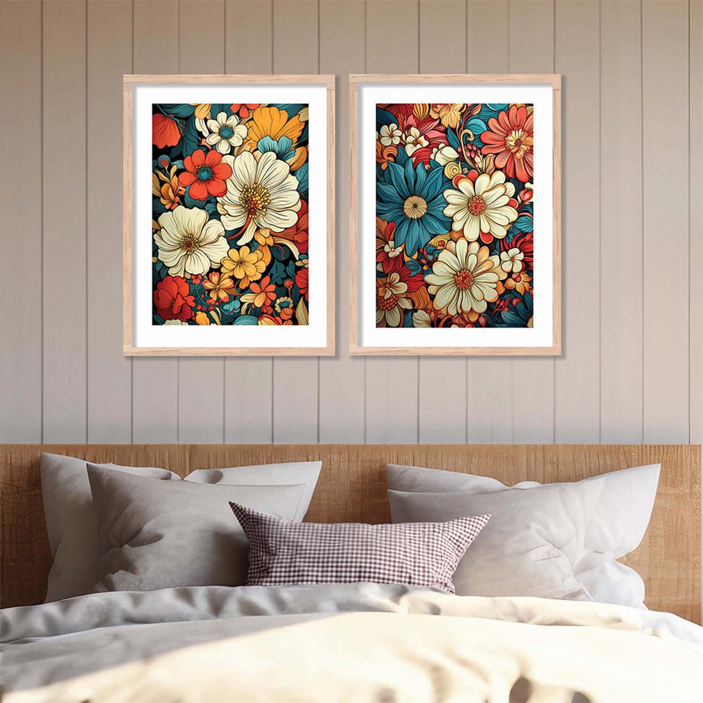 Floral Framed Posters for Home & Office Decor