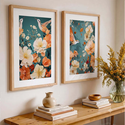 Floral Framed Posters for Home & Office Decor