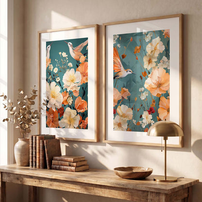 Floral Framed Posters for Home & Office Decor