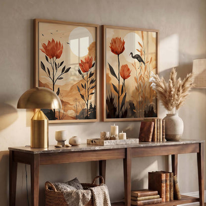 Floral Framed Posters for Home & Office Decor