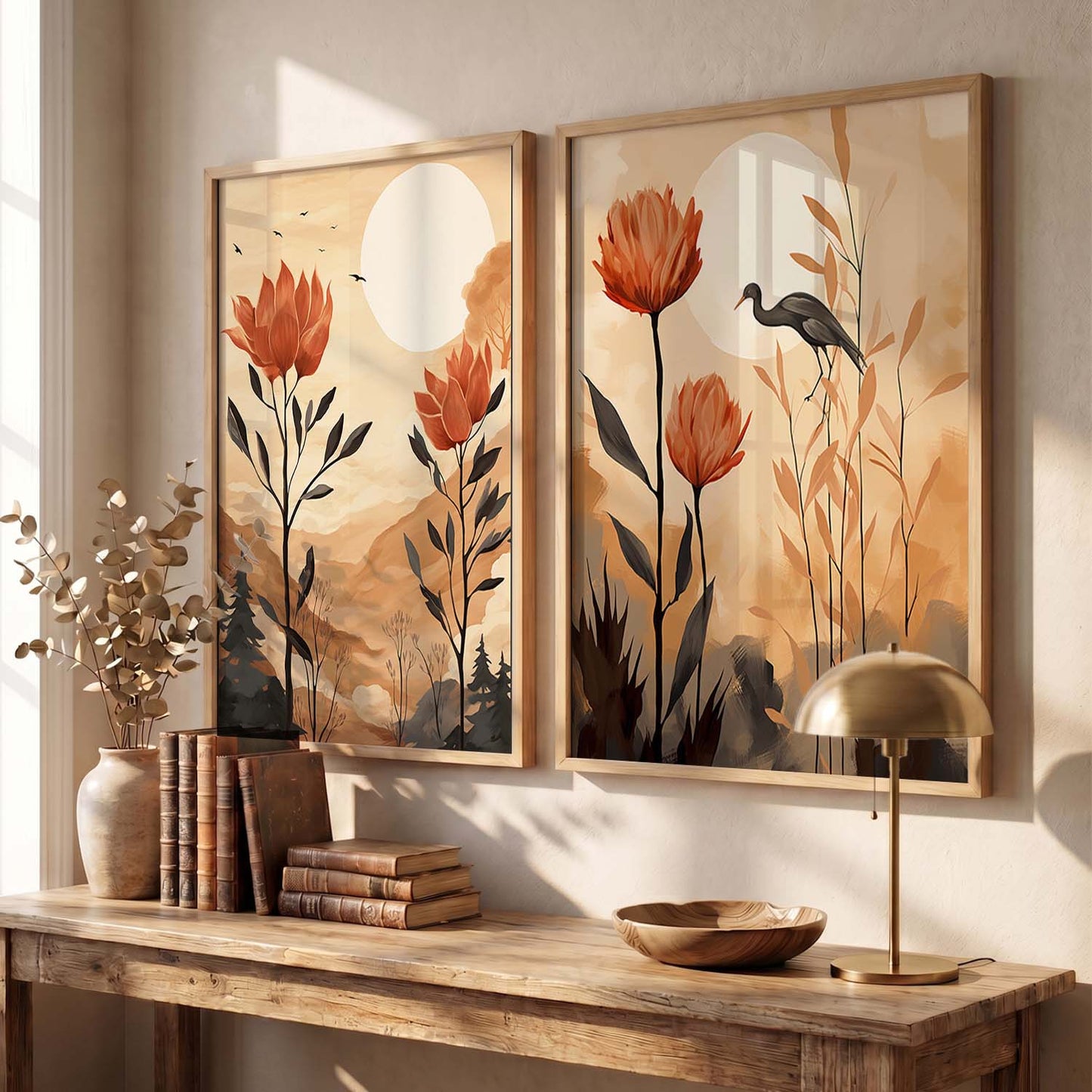 Floral Framed Posters for Home & Office Decor